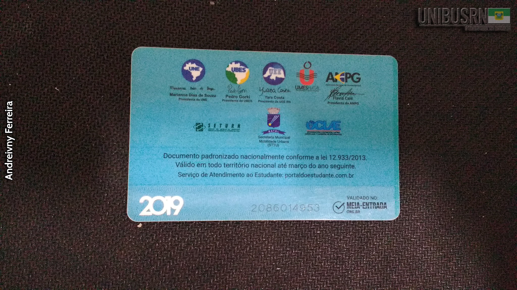 Natal: Validade da carteira de estudante é prorrogada até 30 de abril