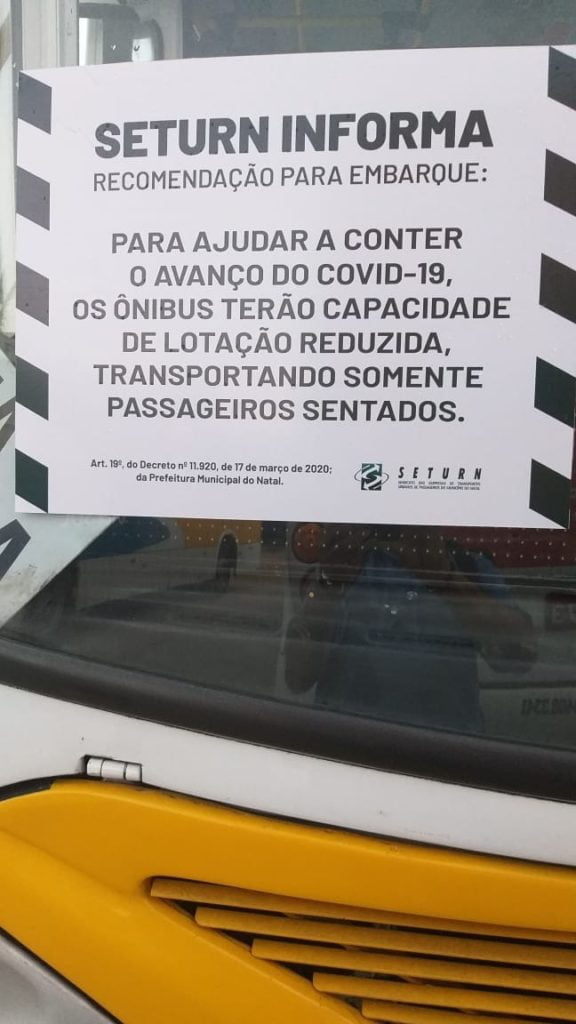 Ônibus de Natal estão operando somente com passageiros sentados 9 WhatsApp Image 2020 03 21 at 10.39.31