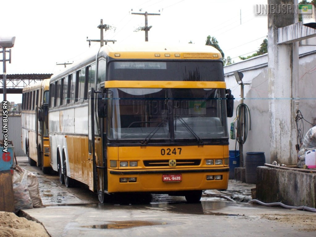 #TBT UNIBUS RN: Um Jum Buss diferenciado na frota da Viação Nordeste 2 Nordeste 0247 Acervo UNIBUS RN