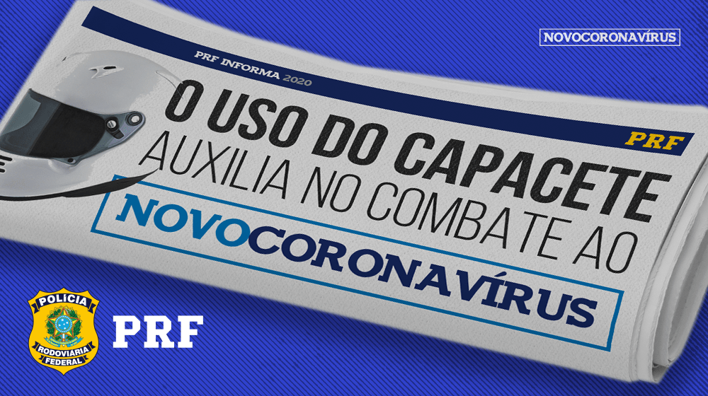 capa capacete agência coronavirus PRF