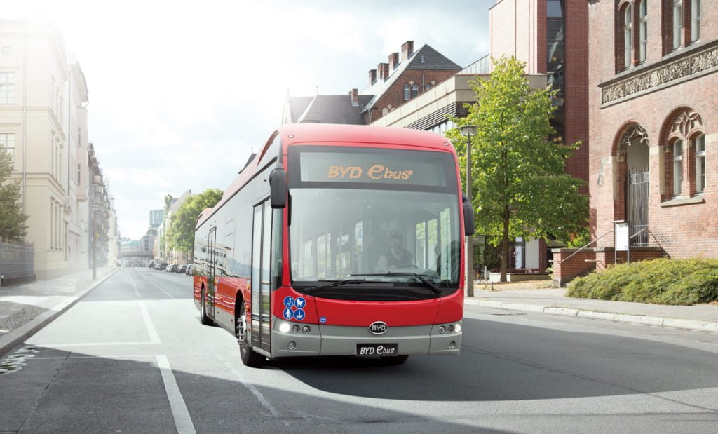 BYD 12m pure electric bus BYD Brasil