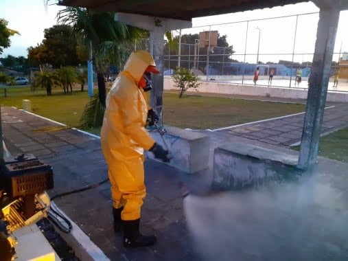 Natal: Prefeitura prossegue trabalho de desinfecção nas paradas e terminais de ônibus 10 33134 Prefeitura do Natal