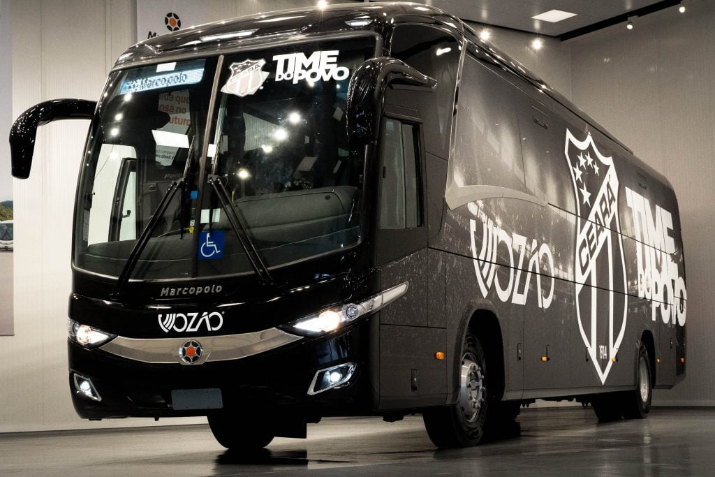 CE: Marcopolo entrega ônibus ao Ceará, time da 1ª divisão do Campeonato Brasileiro de futebol 5 Gelson Mello Secco Comunicação