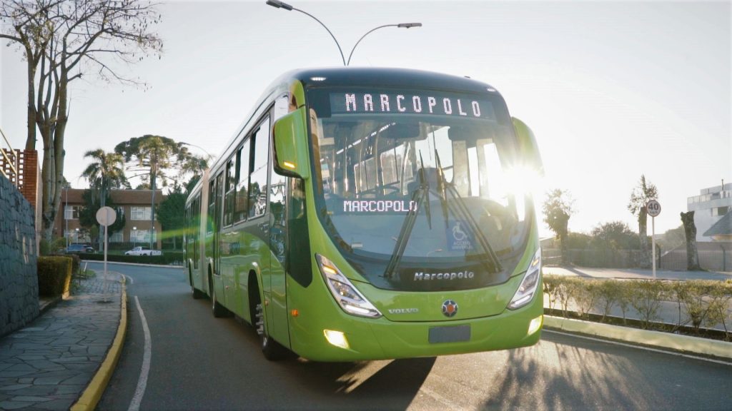 Internacional: Volvo e Marcopolo exportam mais 20 ônibus articulados para BRT da Guatemala 2 Divulgação Volvo