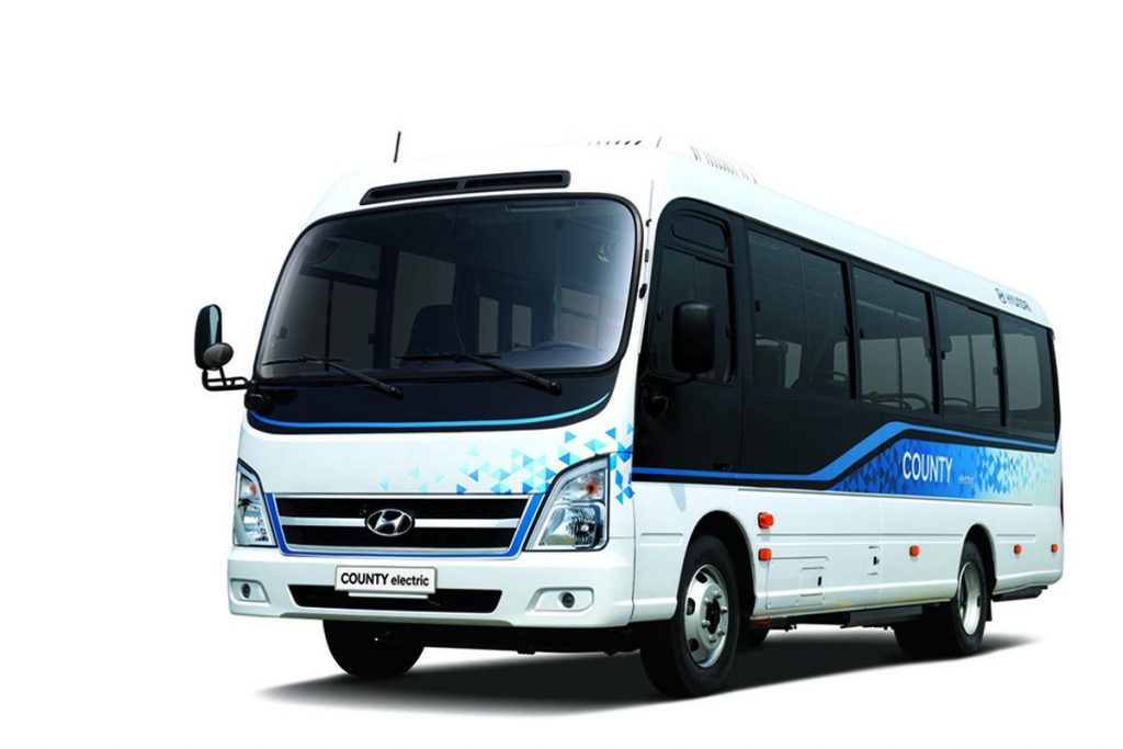 Hyundai Motor lança Minibus ‘County Electricu2019 2 Via Trólebus