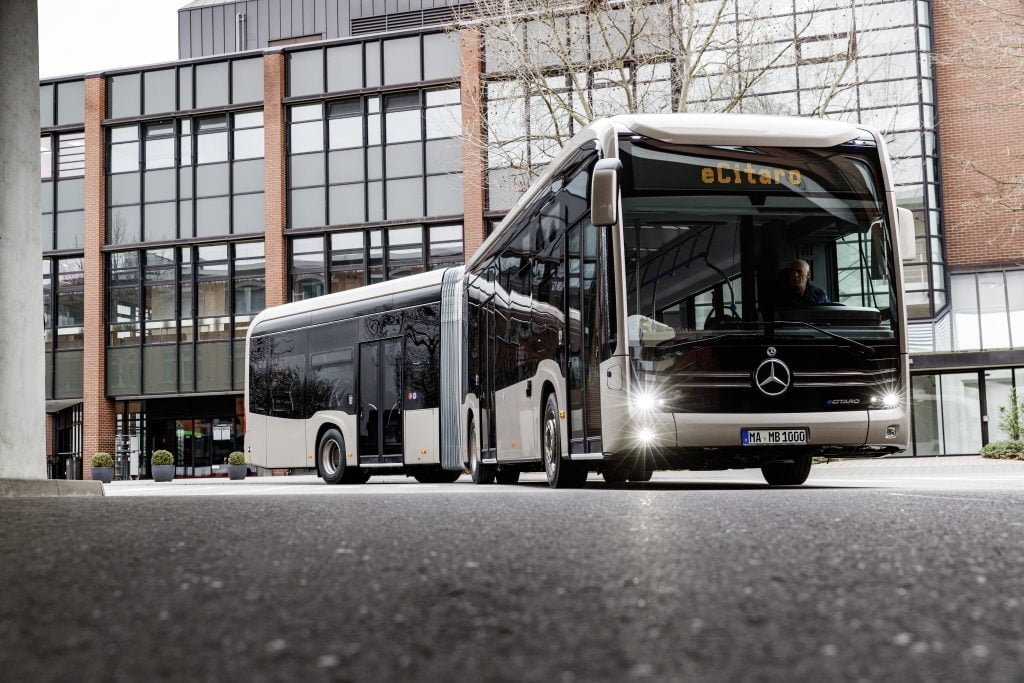 Internacional: Daimler inicia as vendas do ônibus elétrico eCitaro articulado 2 ecitaro 2 Mercedes Benz
