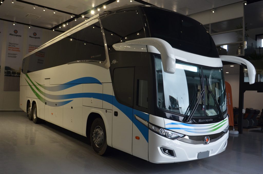 Internacional: Marcopolo exporta primeiro Paradiso New G7 LD 1600 para Gana 1 Paradiso 1600 Secco Comunicacao