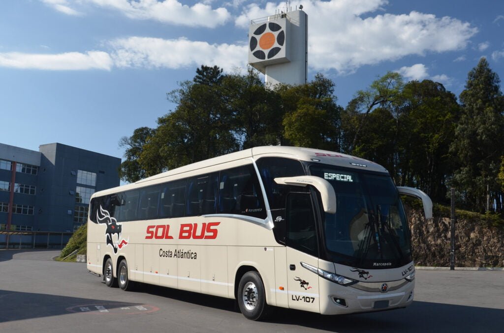 Internacional: Marcopolo fornece primeiro ônibus com sistema MOVON de soluções BioSafe 3 07102020 Marcopolo BioSafe Sol Bus 1 Secco Comunicacao