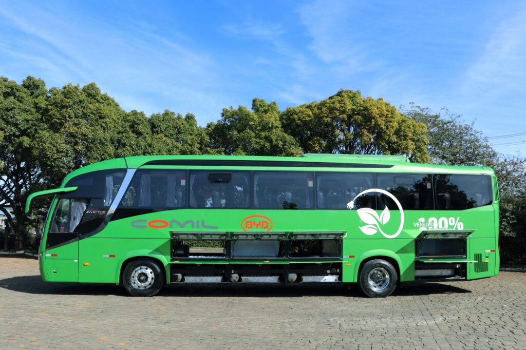 Comil produz primeira carroceria rodoviária com chassi 100% elétrico 2 Comil 3 scaled Jornal Boa Vista
