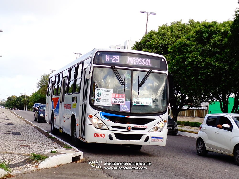Greve dos rodoviários motivou alteração de itinerário da linha N-29 até Ponta Negra 2 INACREDITAVEL Linha N 29 aparece operando com itinerario ate Ponta Negra neste Domingo de greve 3