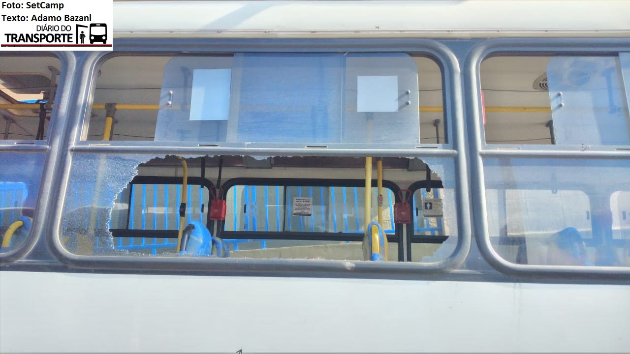 Cinco ônibus da VB-1 são depredados em Campinas (SP)