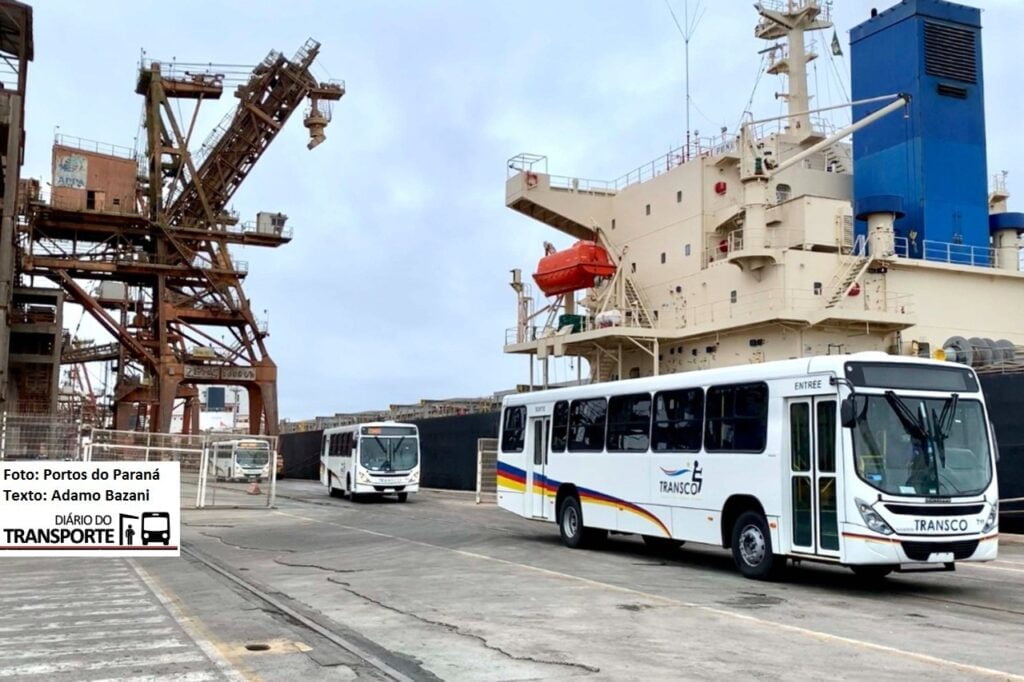 Como foi o embarque de 155 ônibus da Marcopolo e Caio para a África pelo Porto de Paranaguá (PR) 2 WhatsApp Image 2020 11 14 at 06.35.26