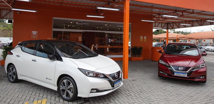 Movida passa a oferecer o elétrico Nissan Leaf para aluguel 2 X noticia 32057