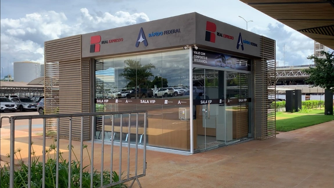 Aeroporto de Brasília inaugura serviço de venda de passagem de ônibus interestadual
