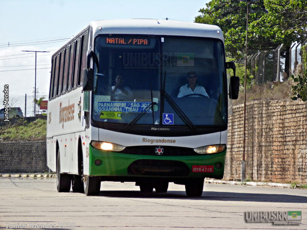 Especial UNIBUS RN: Antes na Oceano, hoje na Riograndense 7 Riograndense 0504 Junior Mendes