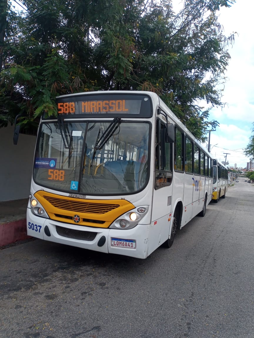 Guanabara, Via Sul e Cidade do Natal atuaram na linha 588 durante o domingo de ENEM