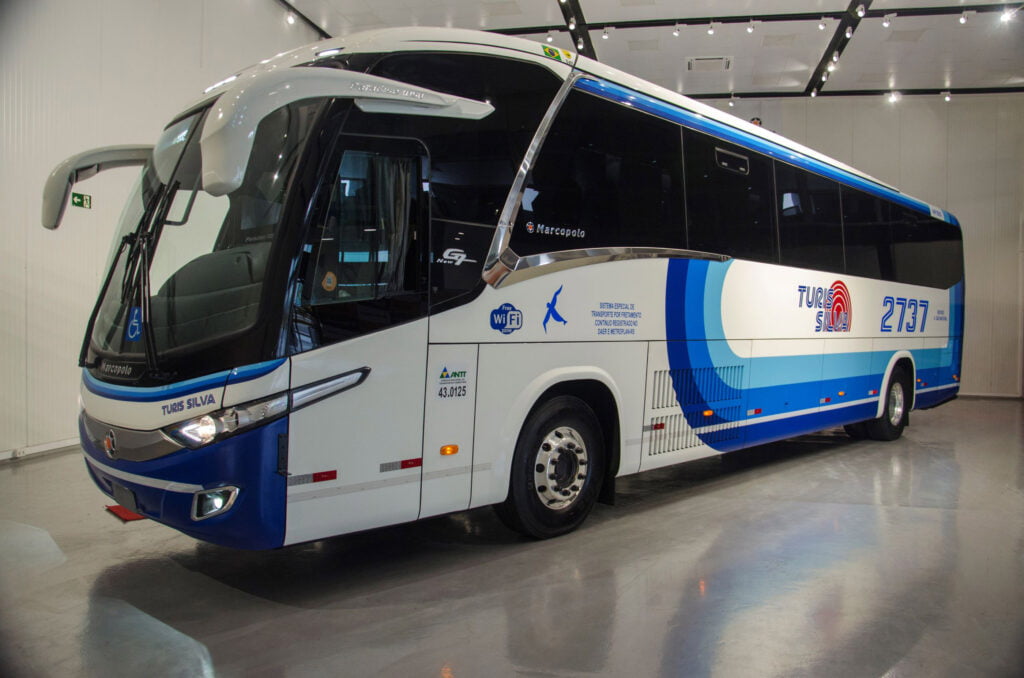 RS: Marcopolo e Scania fornecem à Turis Silva primeiro ônibus movido a GNV para fretamento no Brasil 2 02052021 Turis Silva Scania GNV 1 Secco