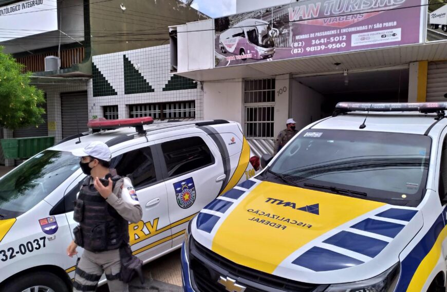 Operação conjunta da ANTT e Polícia de Alagoas interdita pontos de vendas clandestinos