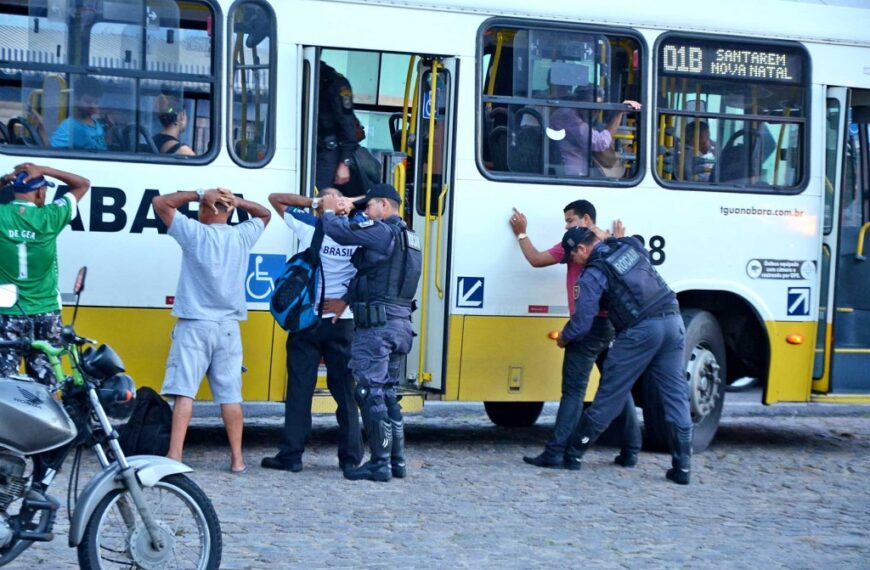 Número de assaltos a ônibus tem redução de 79,5% no RN