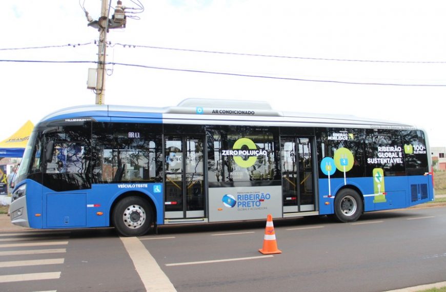 Ribeirão Preto (SP) começa a testar ônibus elétrico