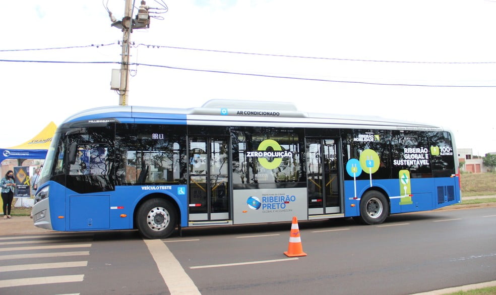 Ribeirão Preto (SP) começa a testar ônibus elétrico 2 onibus eletrico rp 131