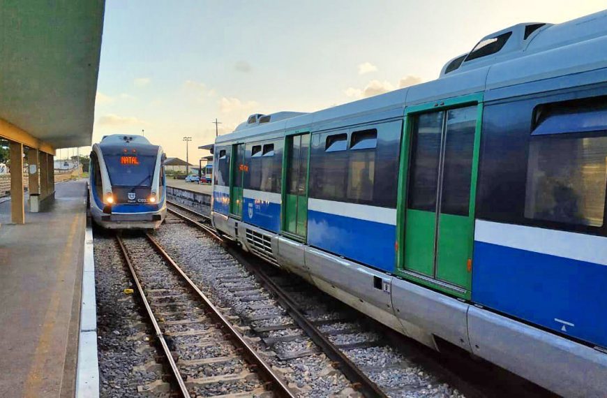 Trens urbanos de Natal voltam a operar integralmente após Prefeitura concluir obra