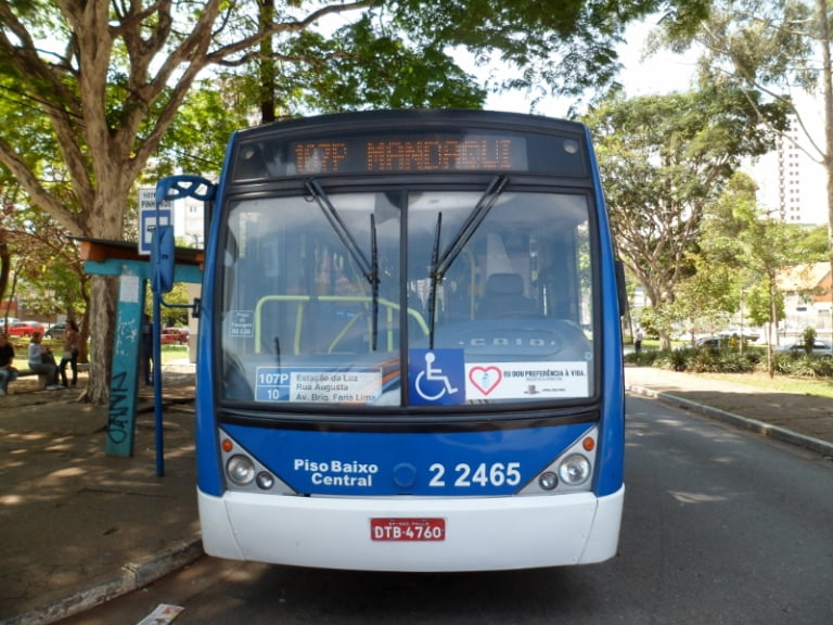 Existe alguma lógica por trás dos números das linhas de ônibus? 2 linha 107p10 mandaquipinheiros desativada em 20121
