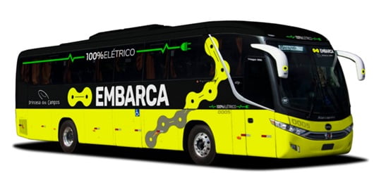 onibus Eletrico intermunicipal Curitiba Technibus