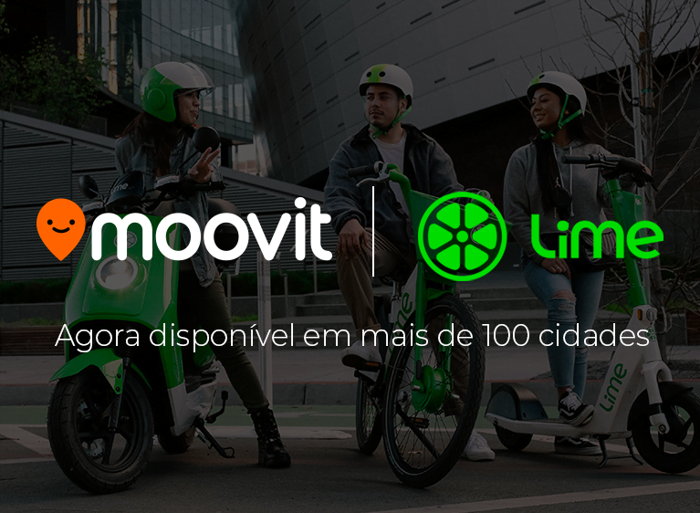 Moovit e Lime lançam parceria global para incentivar viagens multimodais 2 J92 Lime partnership PT Linkedin Moovit