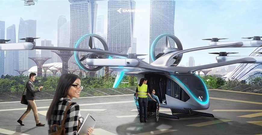 Embraer firma parceria para desenvolver “carros voadores” no Brasil