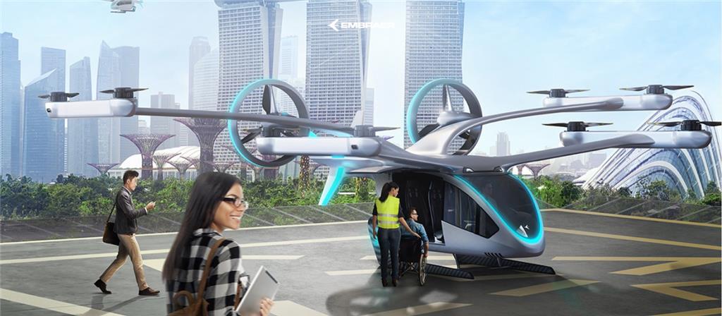 Embraer firma parceria para desenvolver "carros voadores" no Brasil 10 taxis voadores nao poluentes sao aposta para o futuro1