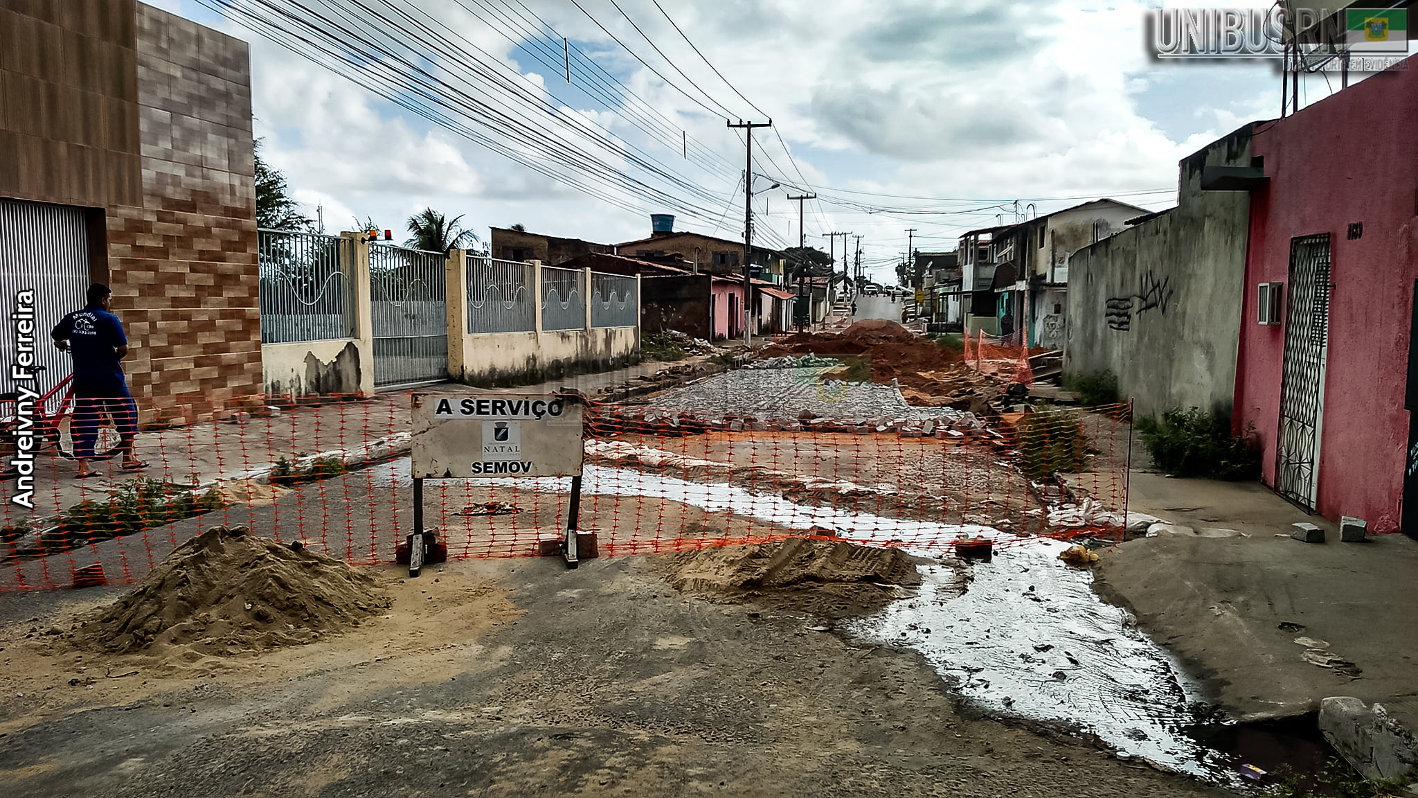 Natal: Obra no Bom Pastor altera trânsito e trajeto de duas linhas de ônibus