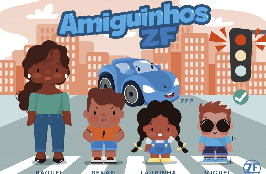 ZF lança iniciativa inédita sobre tecnologia, segurança e mobilidade para o público infantil