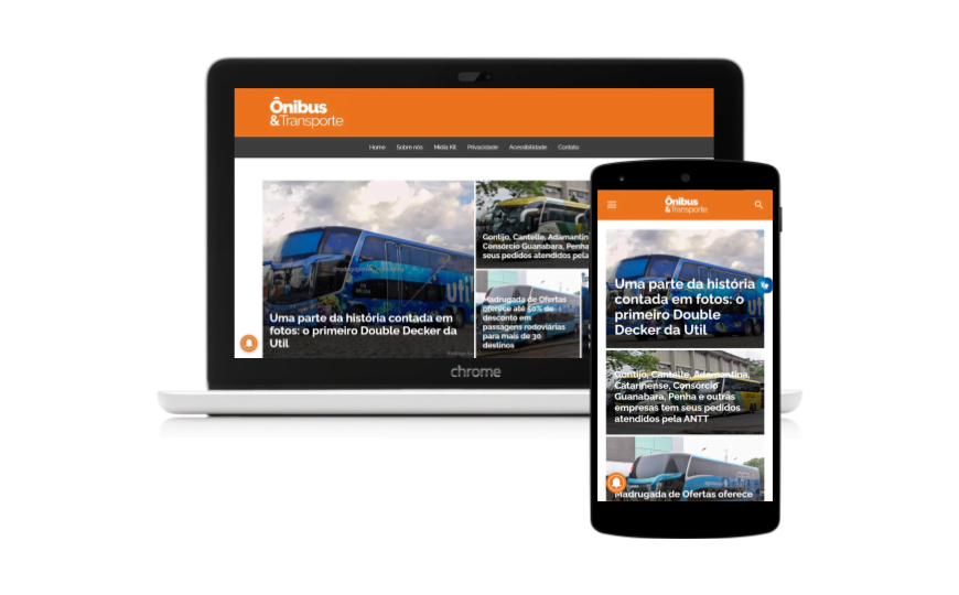 O Ônibus Paraibanos agora é Ônibus & Transporte