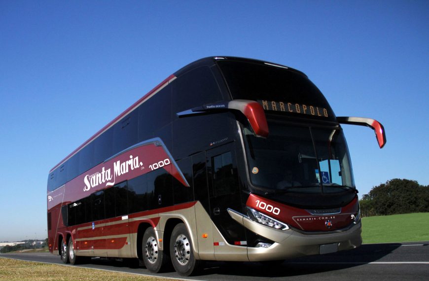 Transportes Santa Maria estreia novos ônibus Marcopolo G8 na rota São Paulo-Belo Horizonte