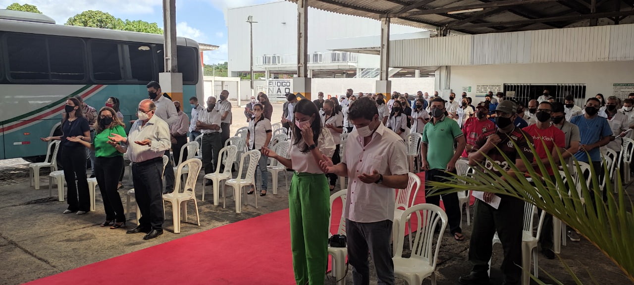 PB: Grupo A. Cândido realizou Missa de Natal restrita aos colaboradores do administrativo e manutenção em respeito aos protocolos de não aglomeração