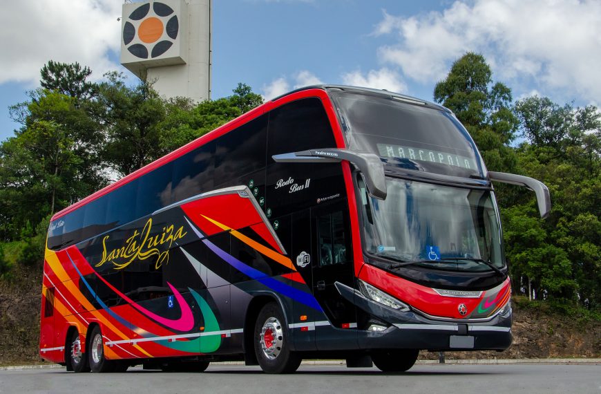RS: Primeiro G8 DD do sul do país é adquirido pela Santa Luíza Transportes