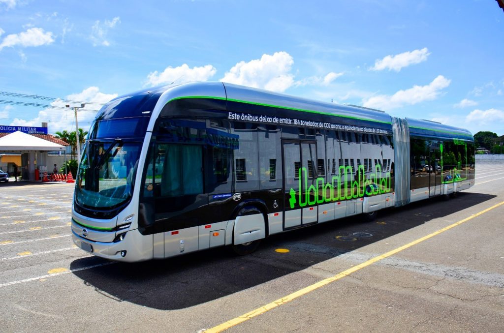 Governador de Goiás apresenta ônibus articulado 100% elétrico para circular no Eixo Anhanguera, em Goiânia 2 17012022 Imagem 2 Governo de Goias