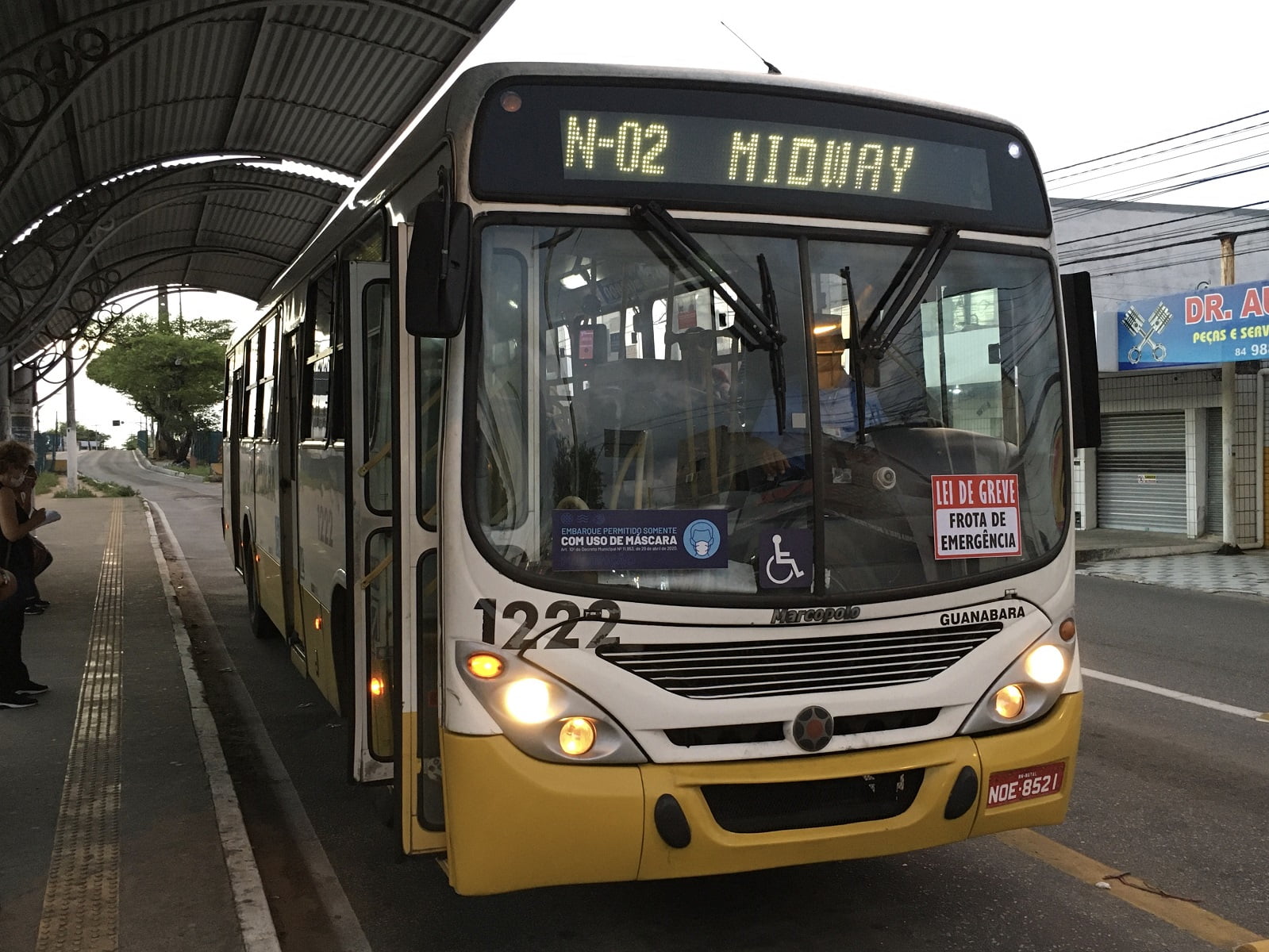Greve dos rodoviários: Paralisação chega ao terceiro dia em Natal
