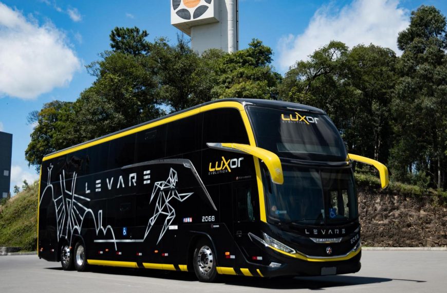 Levare adquire três unidades do modelo Paradiso 1800 DD, da Marcopolo