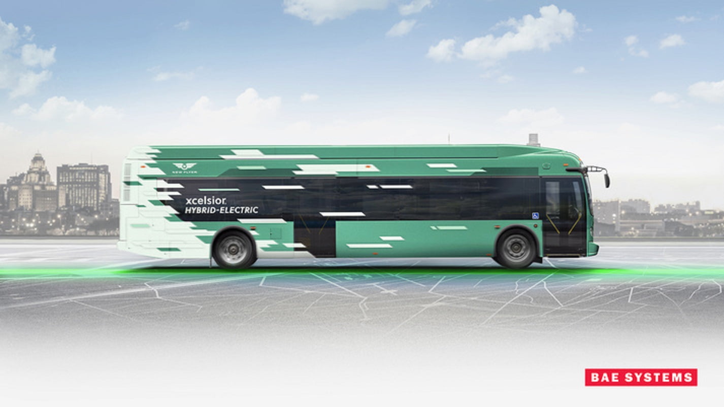Internacional: BAE Systems fornecerá sistemas de propulsão elétrica para ônibus híbridos de emissão zero da Filadélfia