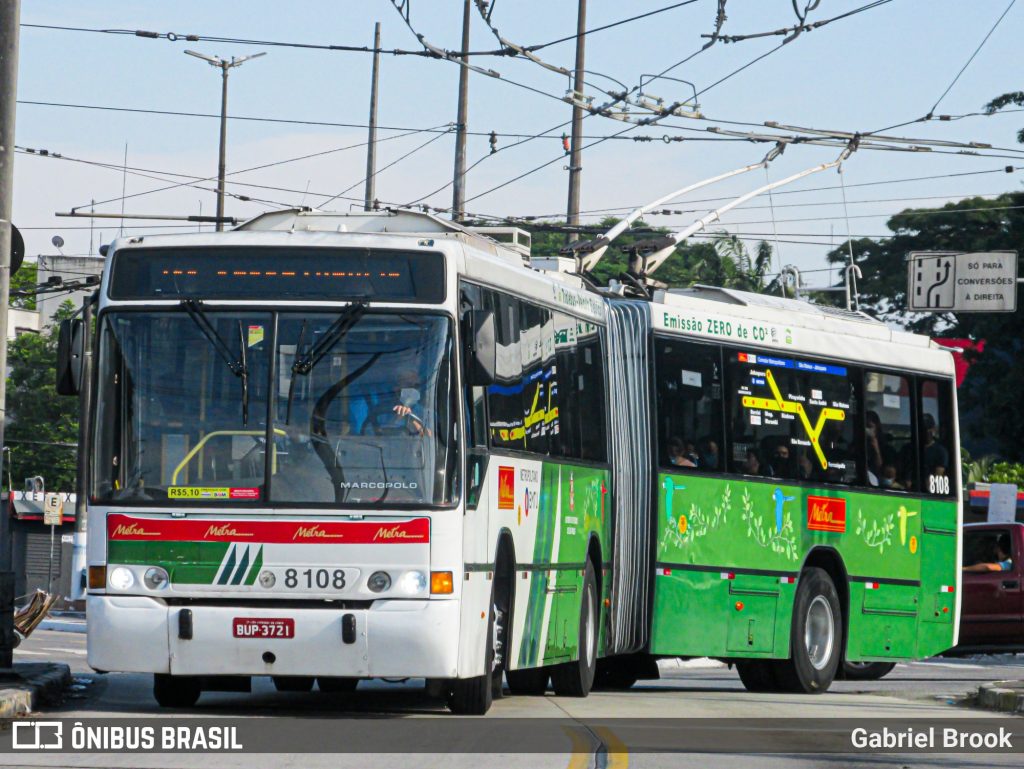 SP: Motorista de trólebus receberá adicional de periculosidade 2 Metra 8108 OB