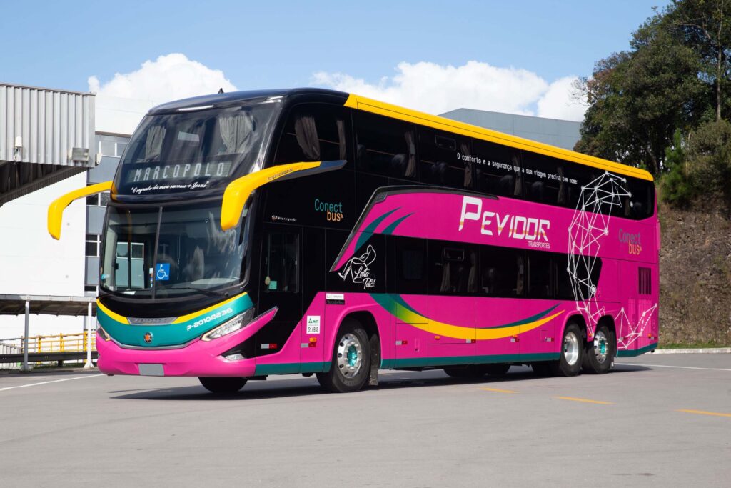 MT: Pedivor Transportes renova sua frota com linha G8 da Marcopolo 2 28042022 MP Estados brasileiros 2 Secco