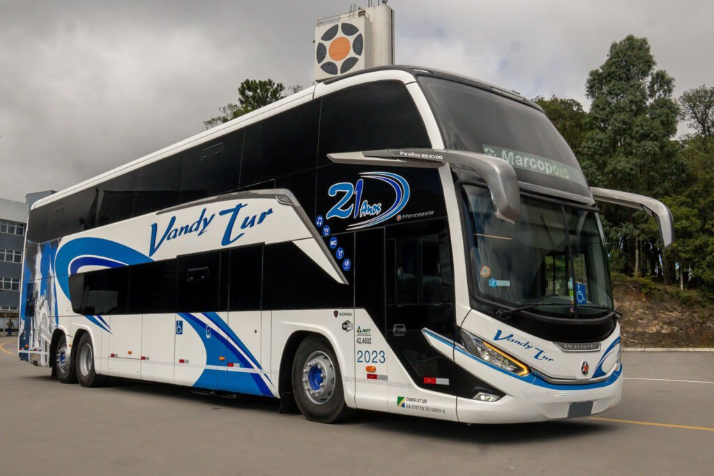 Vandy Tur, de Santa Catarina, adquire ônibus Marcopolo G8 DD 2 16052022 Marcopolo Van Tur 1 Secco