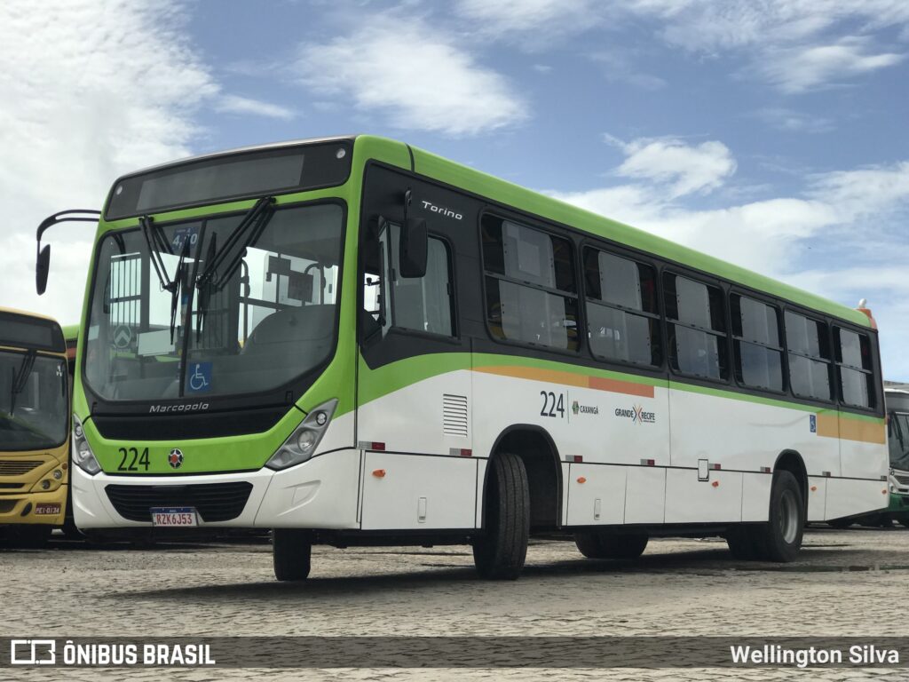 PE: Novos ônibus entram em operação no Grande Recife, mas sem o prometido ar-condicionado 2 Caxanga 224 OB
