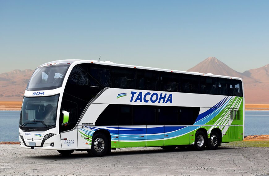 Internacional: Busscar entrega primeiros ônibus para a empresa chilena Tacoha
