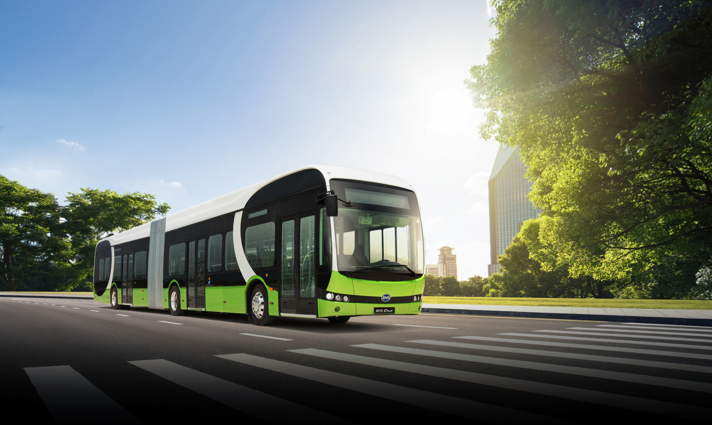 Internacional: BYD fornece primeiros ônibus elétricos articulados para a Península Ibérica, na Espanha