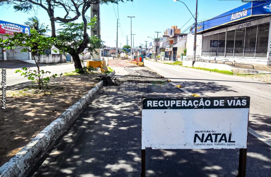Natal fará recapeamento de vias que são itinerário de ônibus