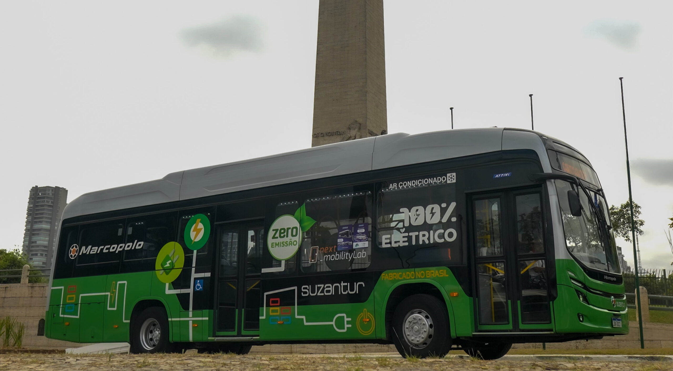 Marcopolo pretende fornecer ônibus elétricos para São Paulo e outros municípios