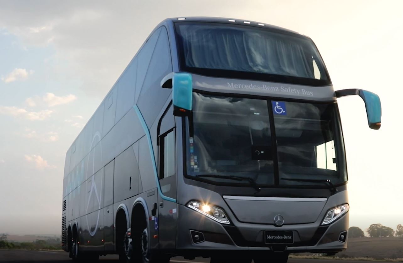 Ônibus rodoviários Mercedes-Benz O 500 ganham novas tecnologias e se consolidam como os mais seguros no Brasil